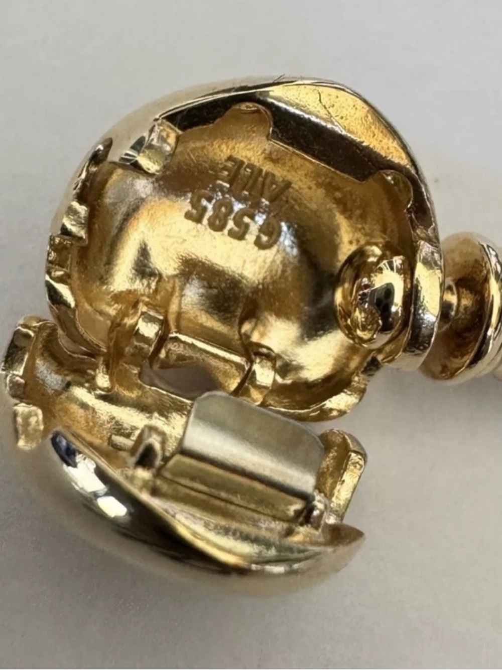 NEW❗️Authentic Pandora 14K Gold Moments Heart Clasp Snake Chain Bracelet 6.5 In - Picture 9 of 11